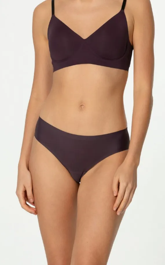 DARK PLUM/BLOOM Трусы бразильяно