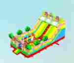 Батут "Мишки и дети", 10*6*5 м