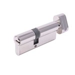 Личинка замка двери Apecs, SM-80(35/45C)-C-NI, 28621, 80 мм, с заверт, никель