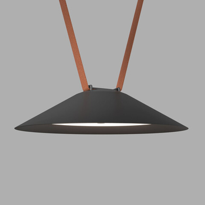 DK5664-BK Cветильник для трека-ремня Belty Smart, серия Flow, со светодиодом, D300*H71мм, 48V DC, 20W, RA90, 120°, 2700-6500K, IP20, черный, алюминий