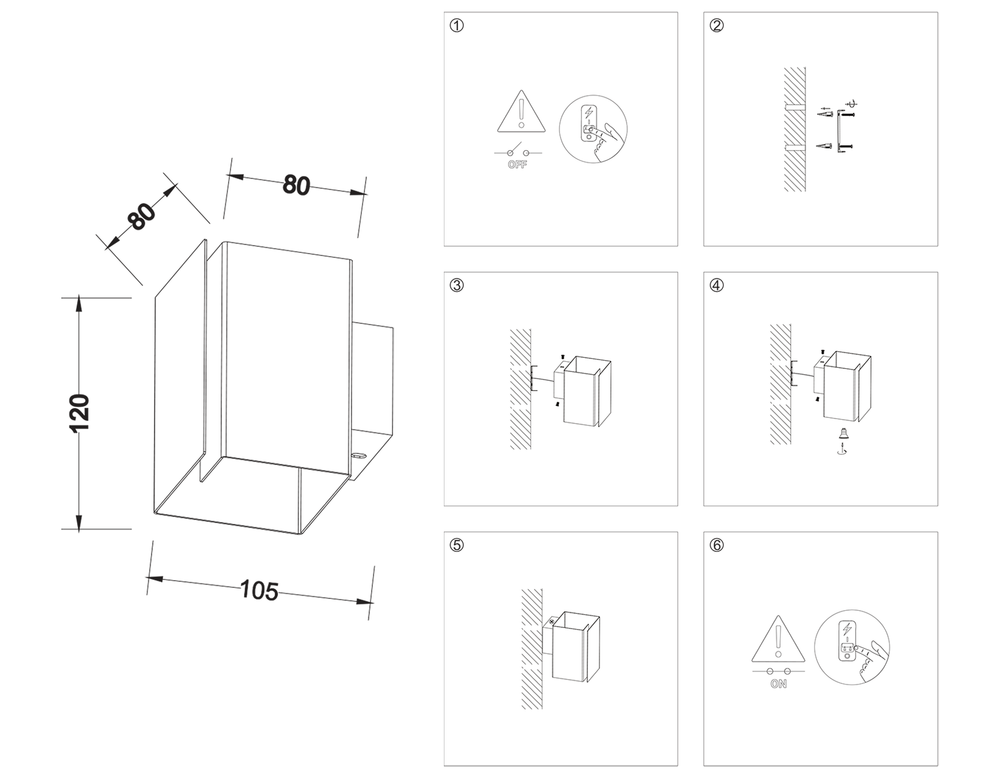 Ambrella Светильник настенный со сменной лампой G9 Techno TN5115
