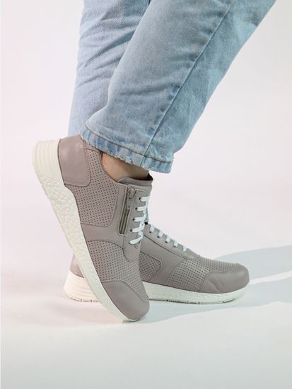 1101 Женские кеды(Темно-бежевый)