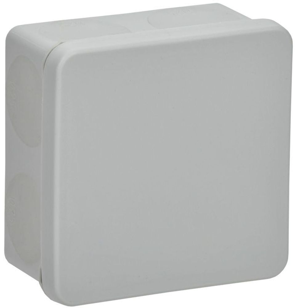 Коробка распаячная ОП КМ42435 80х80х40мм IP67 8 вводов сер. IEK UKO21-080-080-040-K41-66 Коробка распаячная ОП КМ42435 80х80х40мм IP67 8 вводов сер. IEK UKO21-080-080-040-K41-66