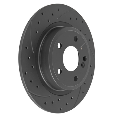 Диск тормозной задний перфорированный PRO-Line с покрытием (компл.2 шт) MB A-W176 / B-W242/246 / CLA-C117/X117/X156 (11) GANZ GIJ06254S