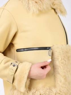 Дубленка зимняя натуральная короткая