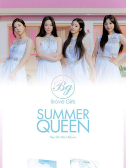 Альбом BRAVE GIRLS - SUMMER QUEEN 5th Mini Album 2 Version SET