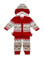 Костюм вязаный теплый