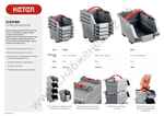 KETER Clickbin 1.3 л, набор лотков для хранения, 4 шт.