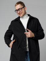 Тренч утепленный с меховым подкладом