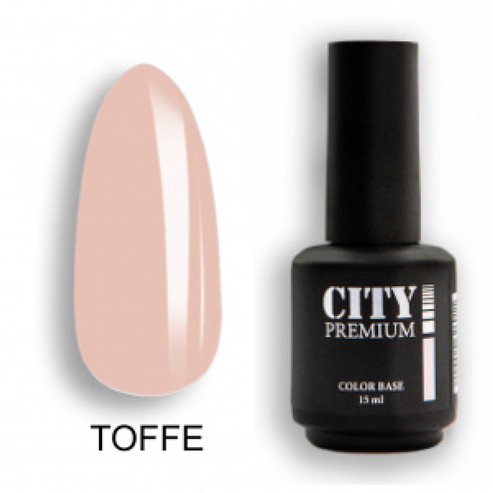 CITY-NAIL Premium Color Base Toffe 15мл.
