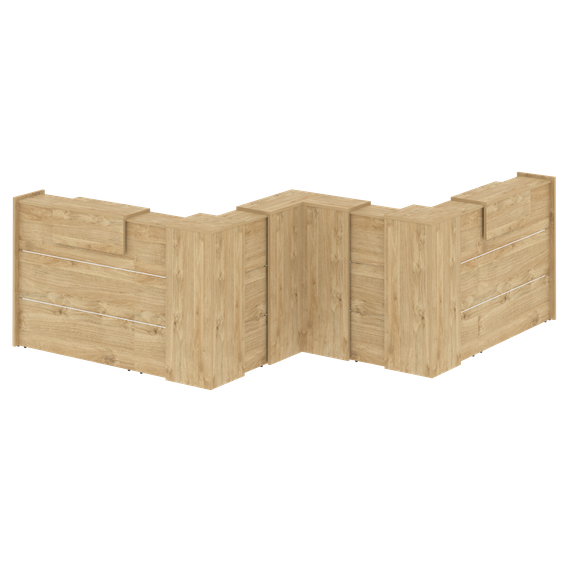 Onix Ресепшн O.R-K-35 Тиквуд Светлый 3139*3139*1187