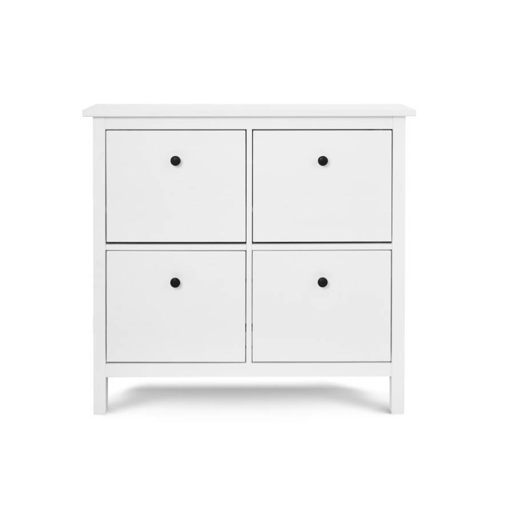 Обувница 4 ящика КЫМОР (HEMNES), 106х101х22 см, белый