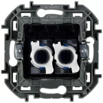 INSPIRIA Розетка 2хRJ45 6 UTP слоновая кость 673841