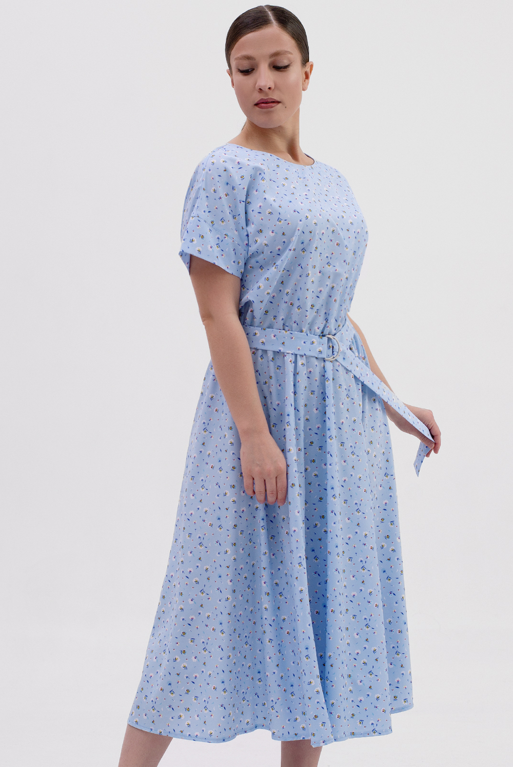 Платье женское 3989зп, Цветы #176Цва053989зп