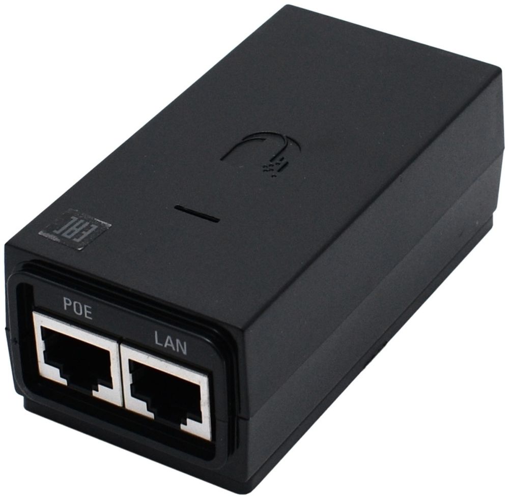 Переходник Ubiquiti RJ-45 - RJ-45 POE-24-24W-G