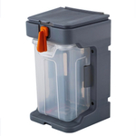 Лоток для метизов Blocker Expert подвесной с крепежом малый с крышкой серо-свинцовый/оранжевый