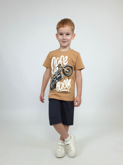 01-154-3 Комплект для мальчика (джемпер+шорты)