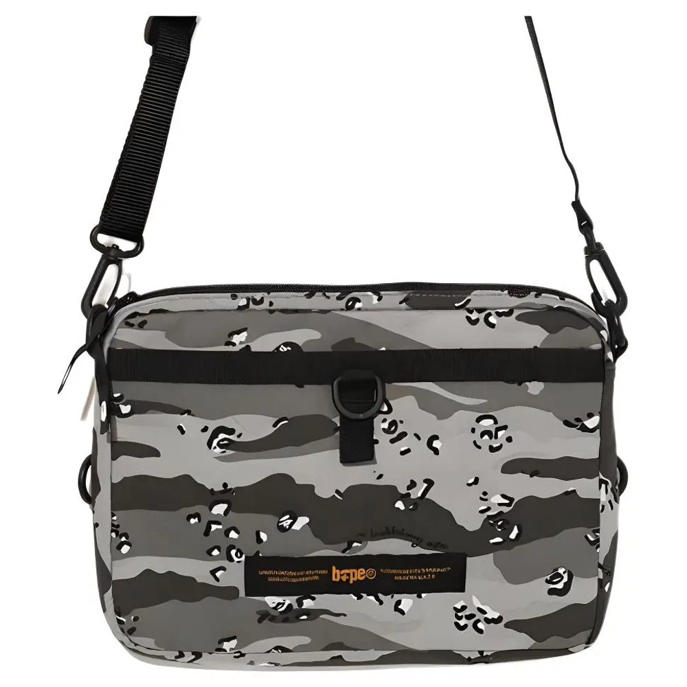 A Bathing Ape Bathing Ape Cotton Shoulder Bag Crossbody Bag