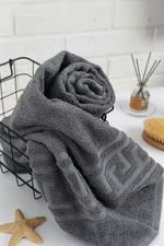 Полотенце махровое, г/к, 70х140, арт. ВТ 70-140Г, 380 гр/м2, цвет: 910-серый,