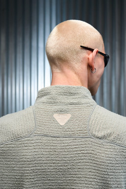 Лонгслив Nothomme Blue P-down Lightweight Half-zip Longsleeve "Usnea Green"