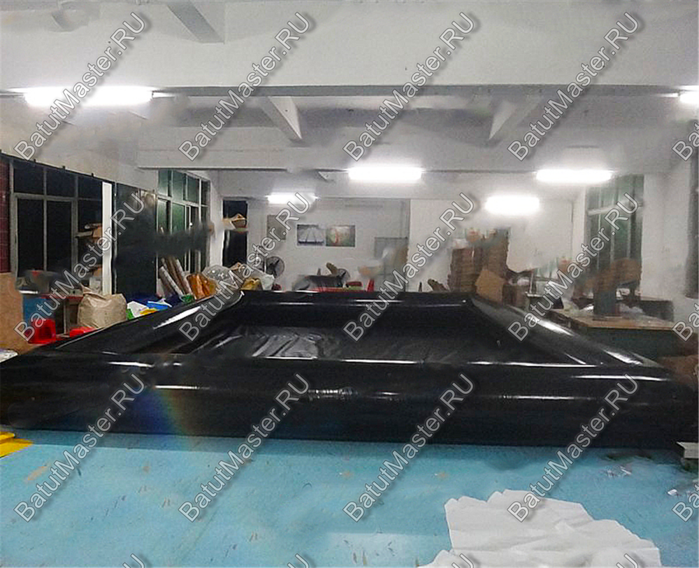 Надувной бассейн "Чёрный" 6*4 м