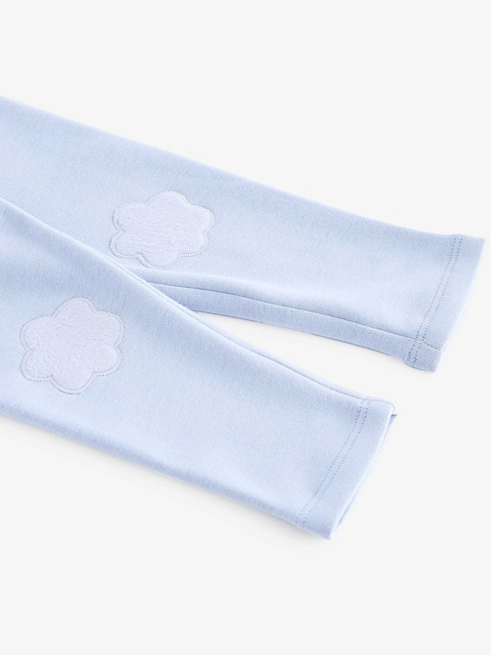 Легинсы с флисовой подкладкой и вышивкой для девочки Next 174-338, Голубой