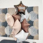 Шар (18"/46 см) Звезда, Белый блеск 1 шт.