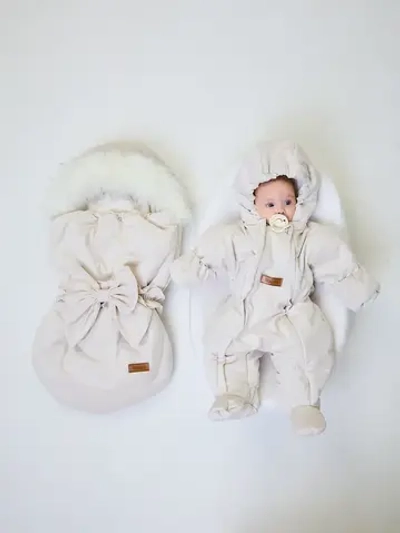 Конверт на выписку новорождённому зимний