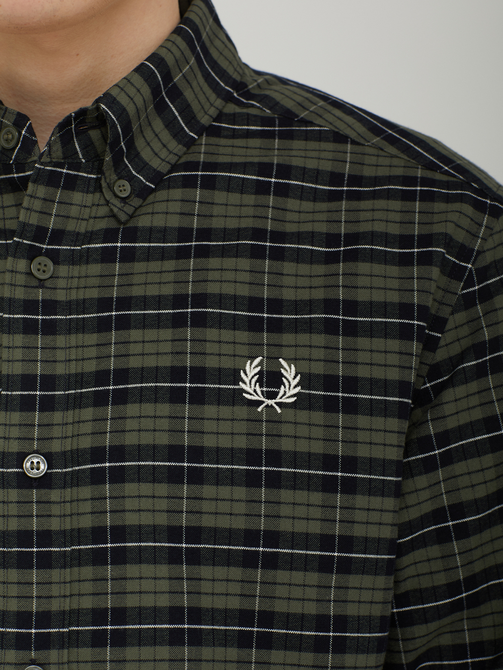 Мужская Рубашка Brushed Oxford Tartan