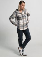 Рубашка теплая с капюшоном Олиссия (серая) Б15504-18М LT Collection