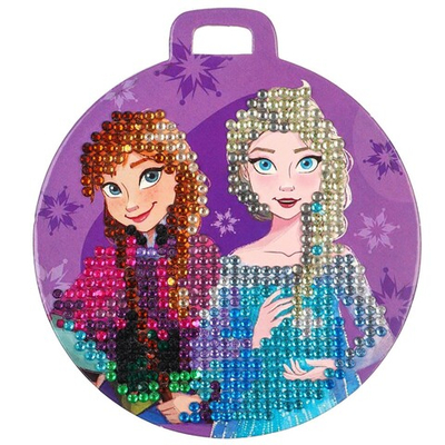 Алмазная мозаика с частичным заполнением для детей на подвеске «Холодное сердце», набор для творчества