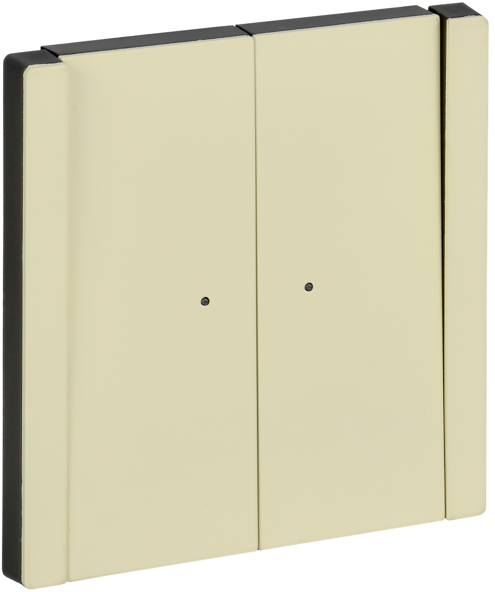 FORTE&PIANO Выключатель 2-клавишный проходной с индикацией 10А FP808M металл серый сланец IEK