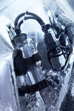 Прозрачная механическая помпа Harald (Цвет: прозрачный)