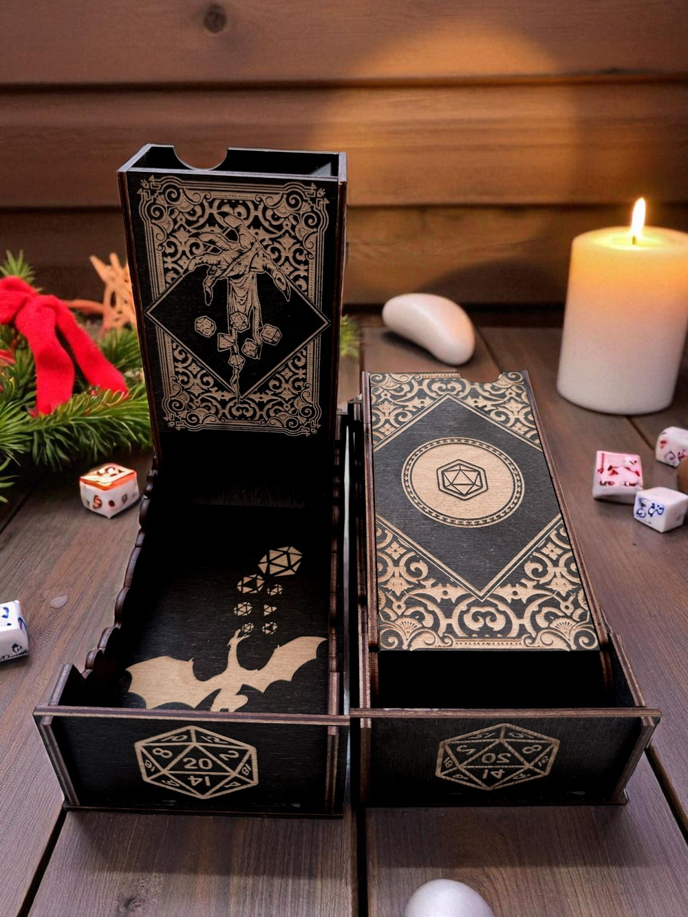 Dice Tower «Рука мастера» — дерево