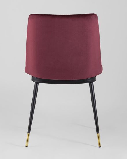Стул Мелисса велюр бордовый 2 шт
