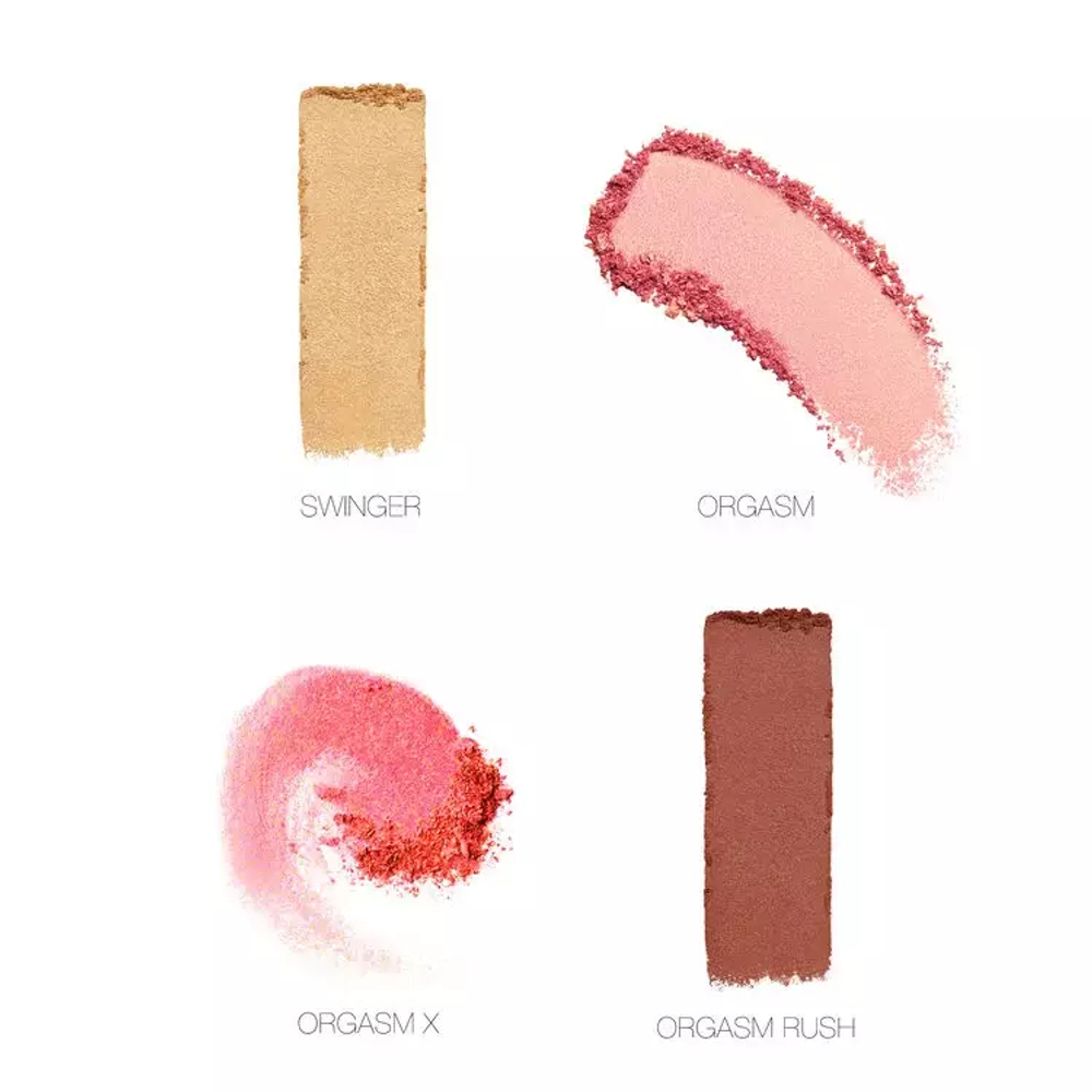 Nars ORGASM four play blush quad Палетка для лица