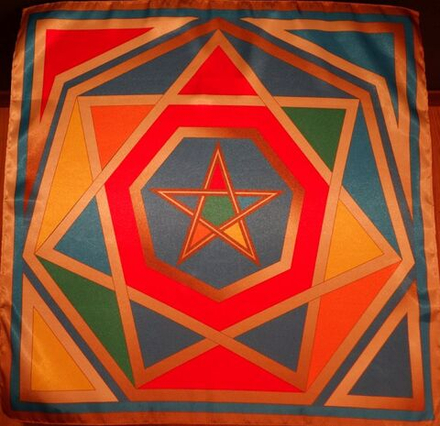 Скатерть "Звезда Эноха Звезда Ангелов"