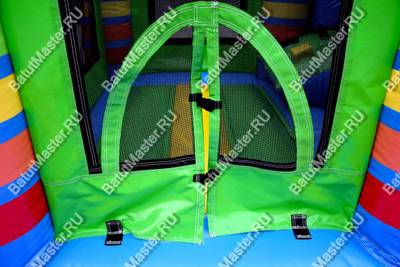 Детский надувной батут "Радужный"