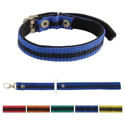 Комплект из ошейника и поводка для кошек Gamma "Палитра", 15*400мм; 15*1500мм