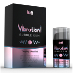 Жидкий интимный гель с эффектом вибрации INTT Vibration! Bubble Gum 15мл