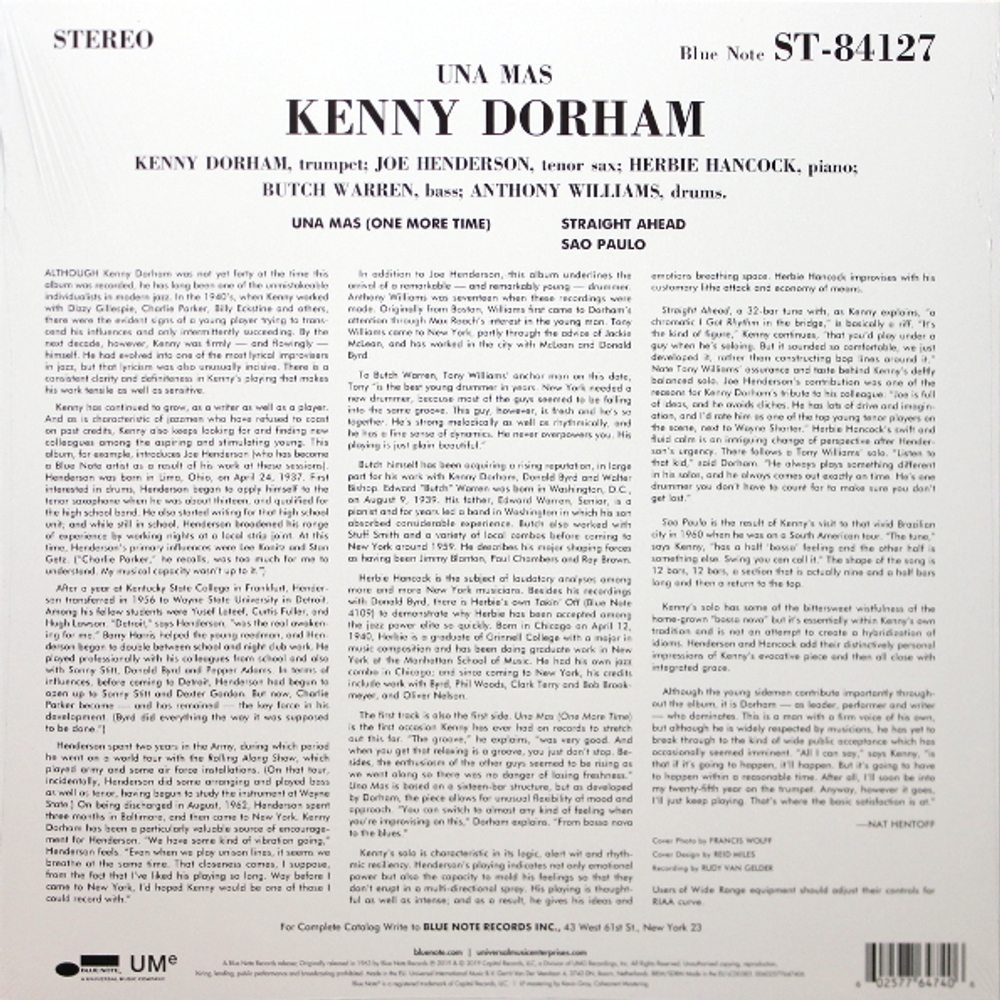 Kenny Dorham / Una Mas (One More Time)(LP)