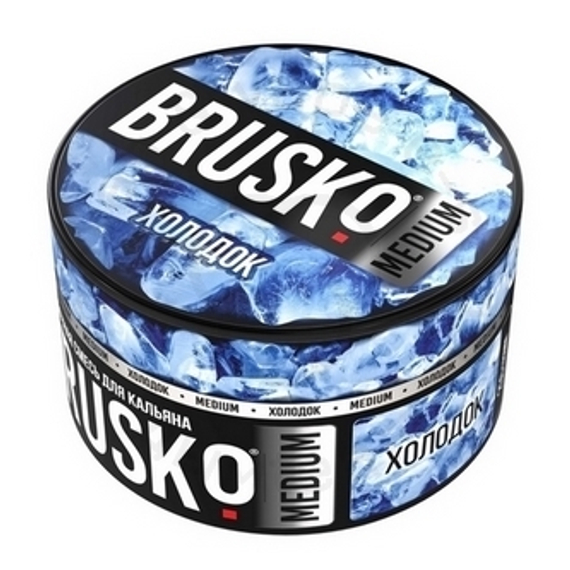 Бестабачная смесь для кальяна BRUSKO, 250 г, Холодок, Medium (M)