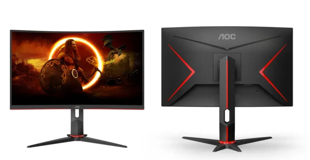 Изогнутый профессиональный игровой монитор 27" AOC C27G2ZE/BK