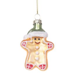 GAEM Украшение новогоднее "Пряничный человечек", L5 W2 H8 см, 2в.