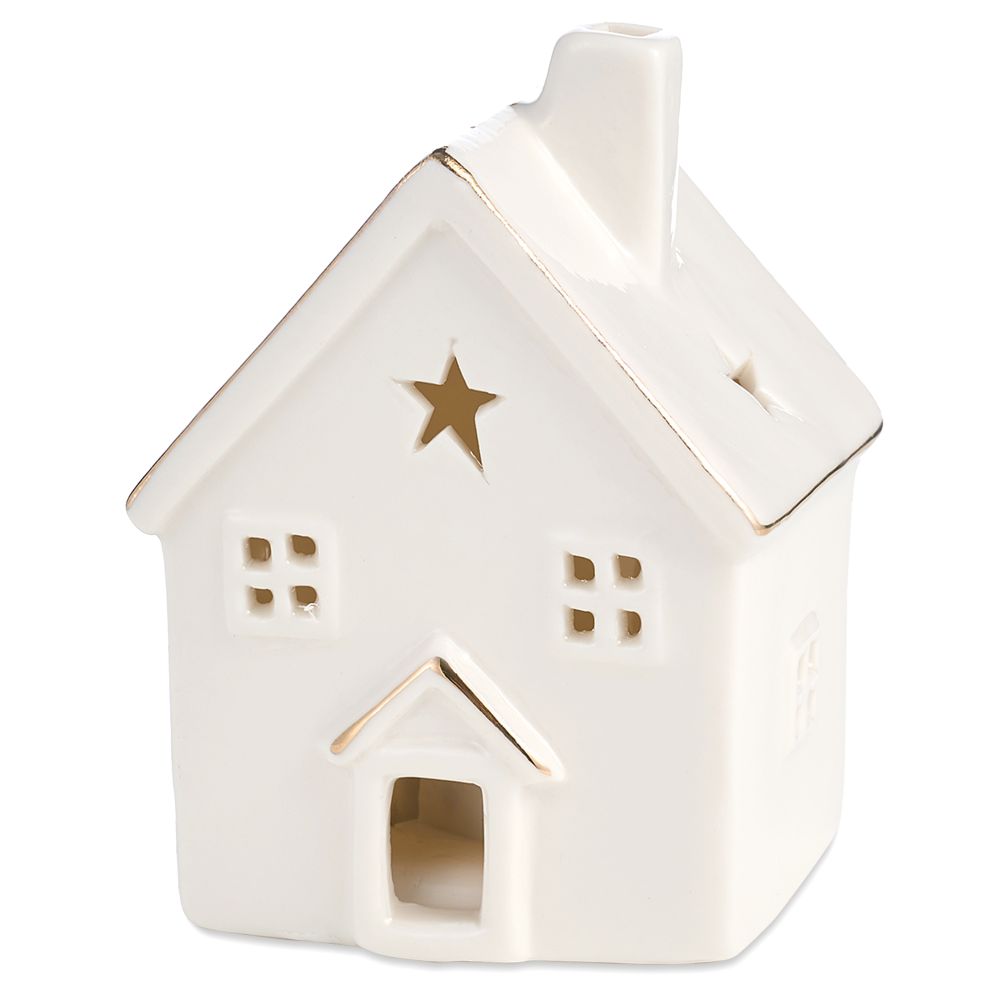 ФИГУРКА "ДОМИК" С LED-ПОДСВЕТКОЙ 7,8*7,3*10,8 СМ