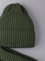 Шапка для мальчика со снудом осенняя