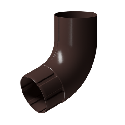 Колено для водосточной трубы 72 Stal Premium, шоколад