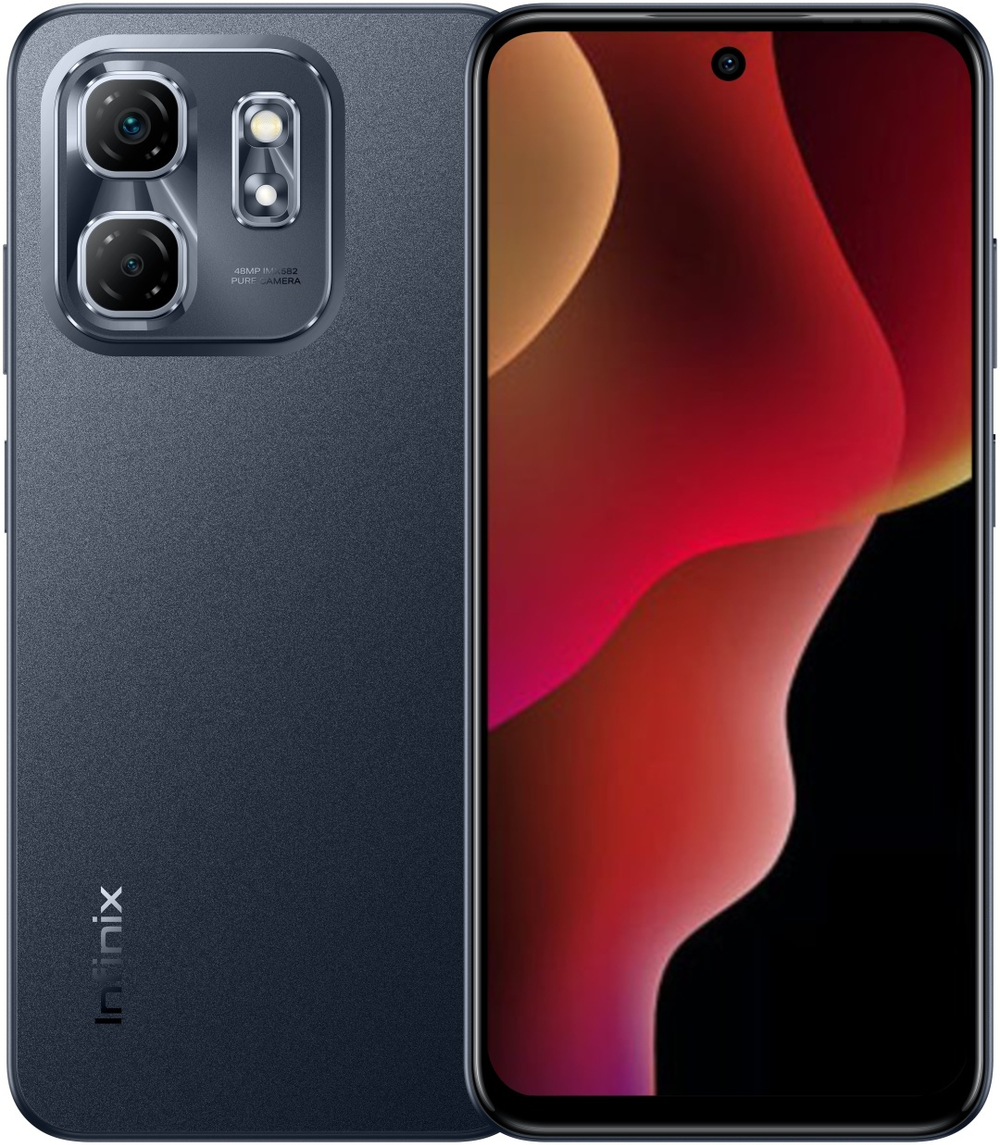 Смартфон Infinix HOT 50i 4 ГБ/128 ГБ черный