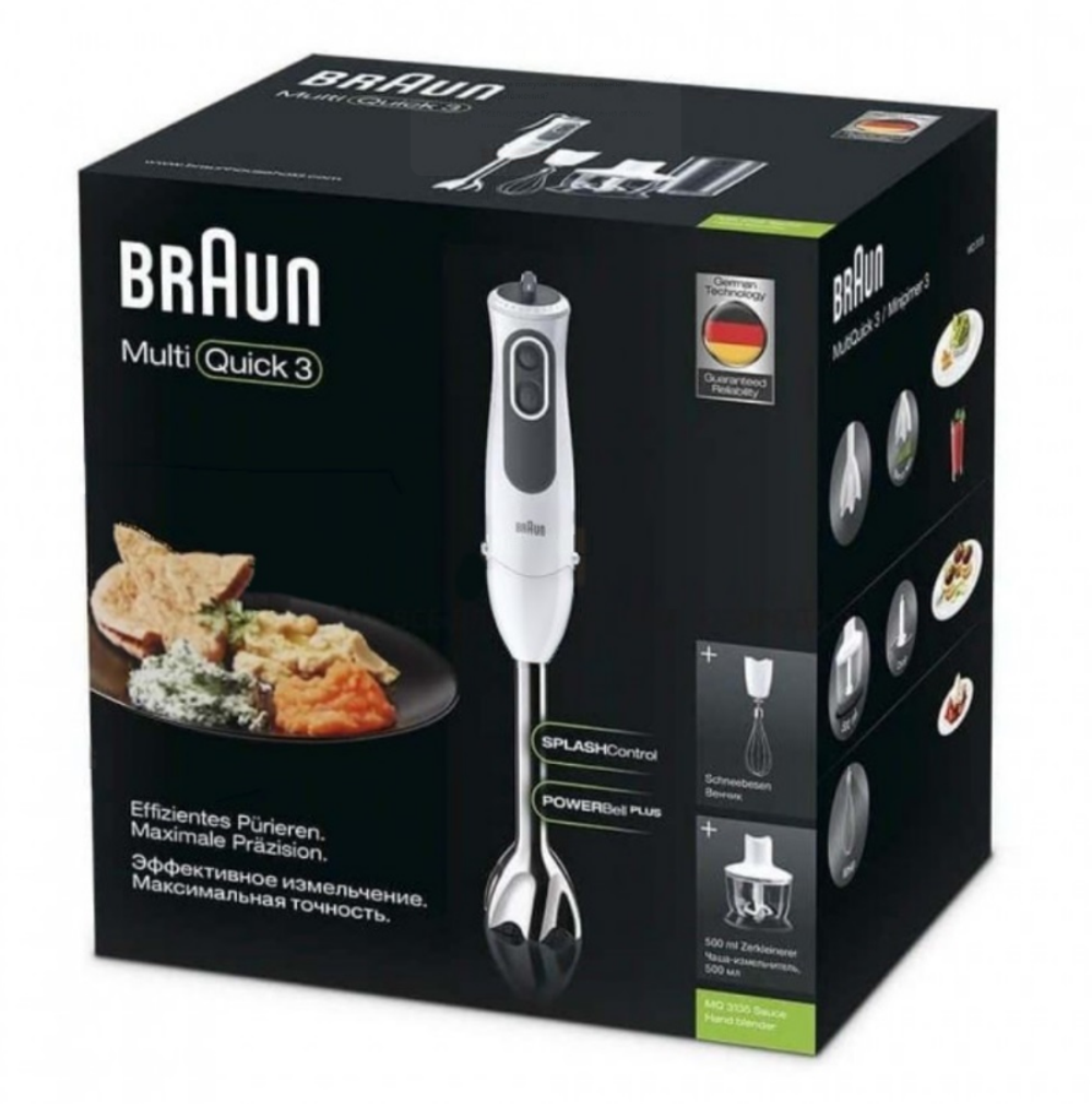 Блендер погружной Braun 4193-MQ3135WH SAUCE (q)