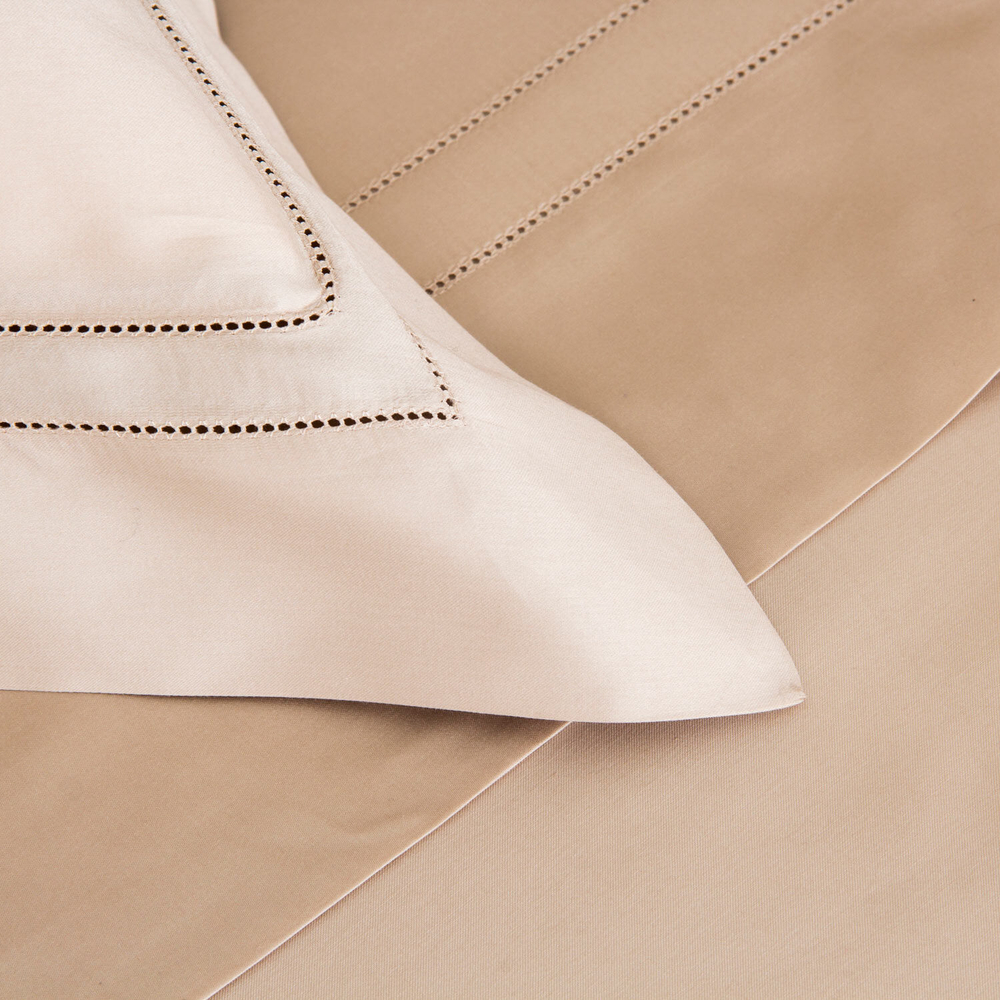 Постельное белье Frette Doppio Ajour Savage Beige (240 x 220 см)